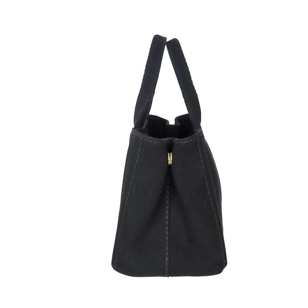 Prada Canapa Tote Handbag Black - Picture 3 of 11